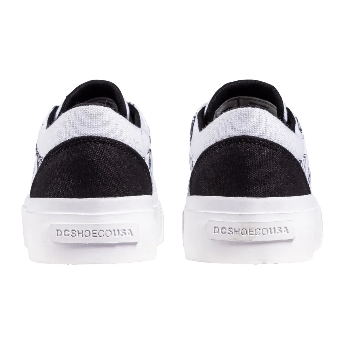 Zapatillas Dc New Trase Platform Tx Blanco Gris Print