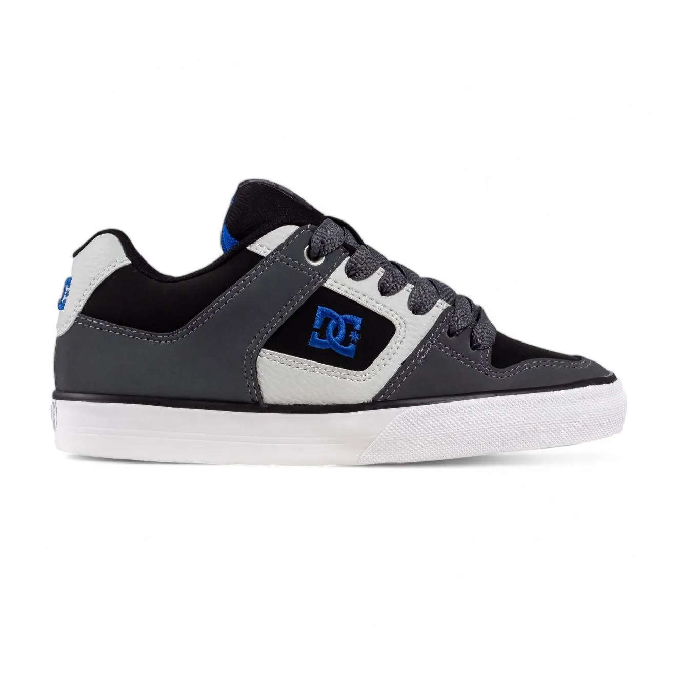 Zapatillas Dc Pure Gris Oscuro Negro Blanco