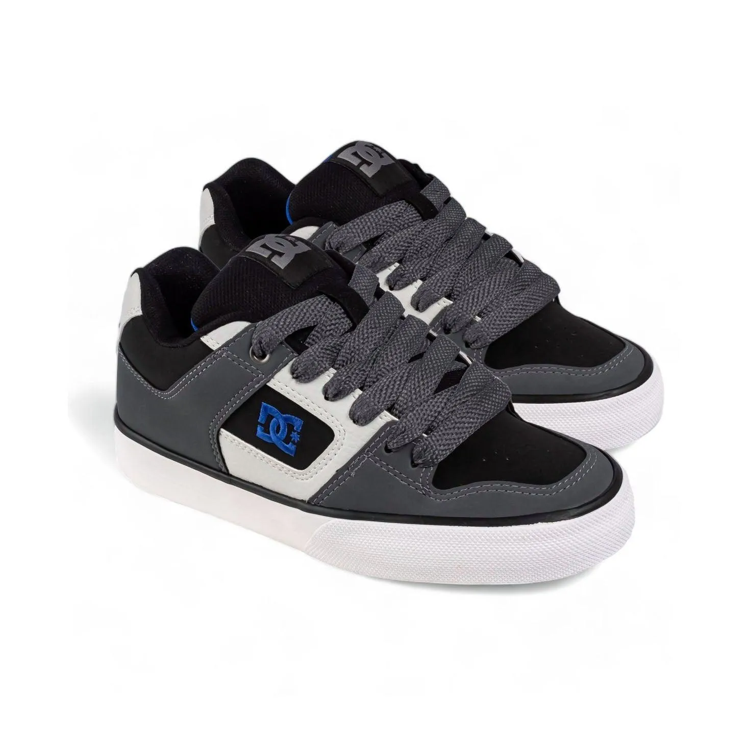 Zapatillas Dc Pure Gris Oscuro Negro Blanco