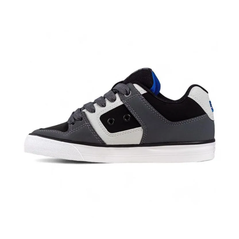 Zapatillas Dc Pure Gris Oscuro Negro Blanco