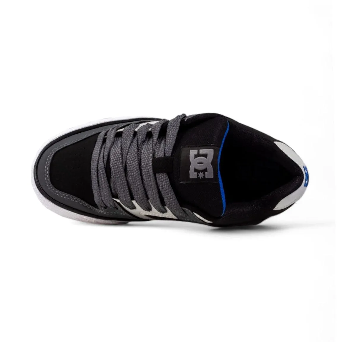 Zapatillas Dc Pure Gris Oscuro Negro Blanco