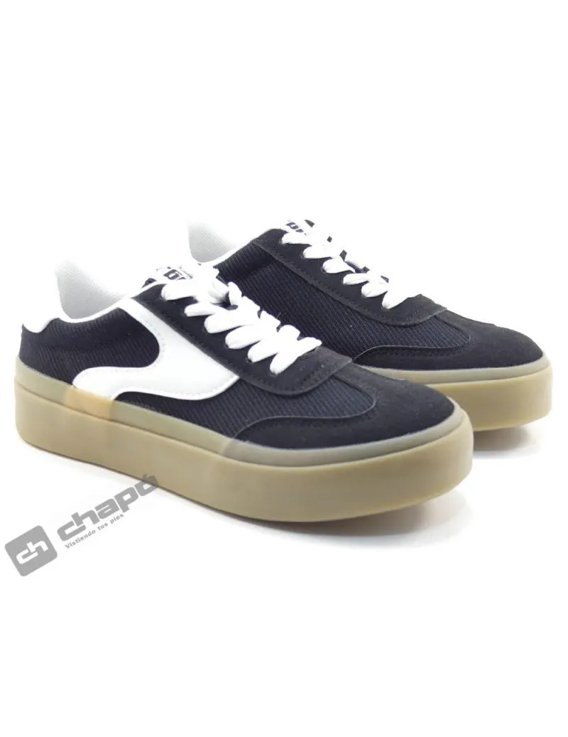 Zapatillas Deportiva Negro Mustang 60541