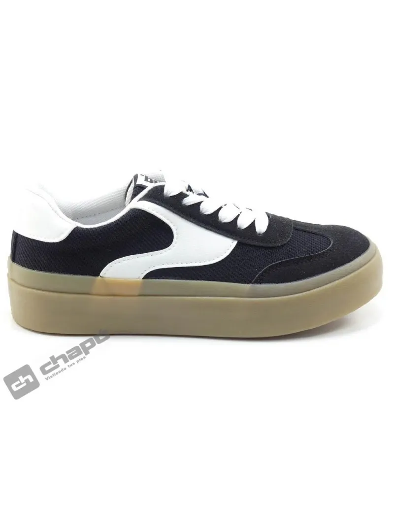 Zapatillas Deportiva Negro Mustang 60541