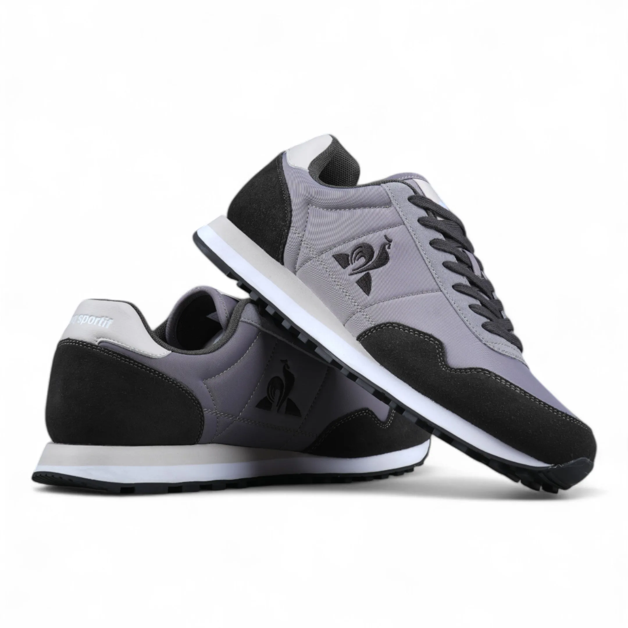 Zapatillas Le Coq Sportif Astra Classic Retro Negro Gris