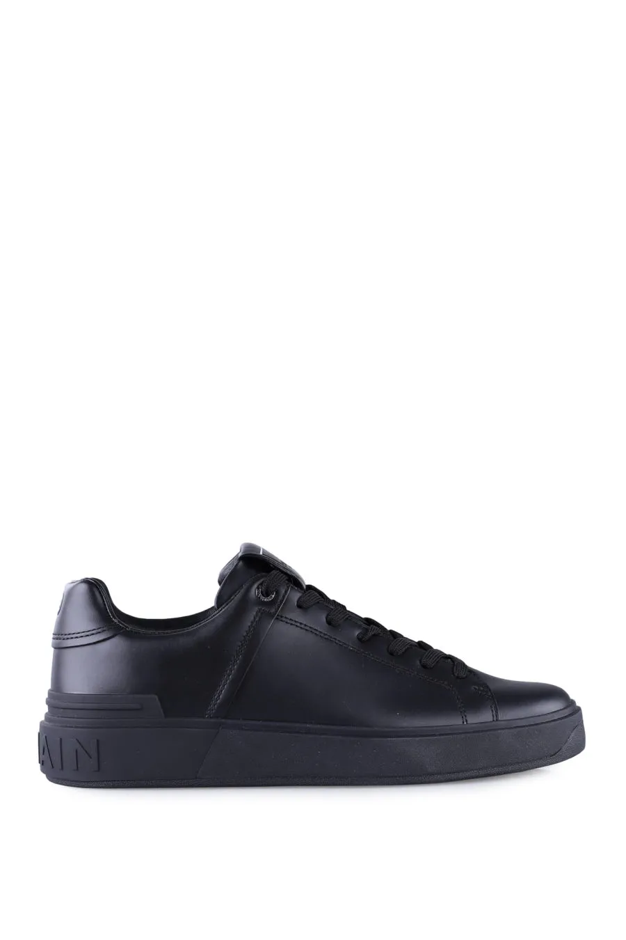 ZAPATILLAS NEGRAS BCOURT DE PIEL CON LOGO