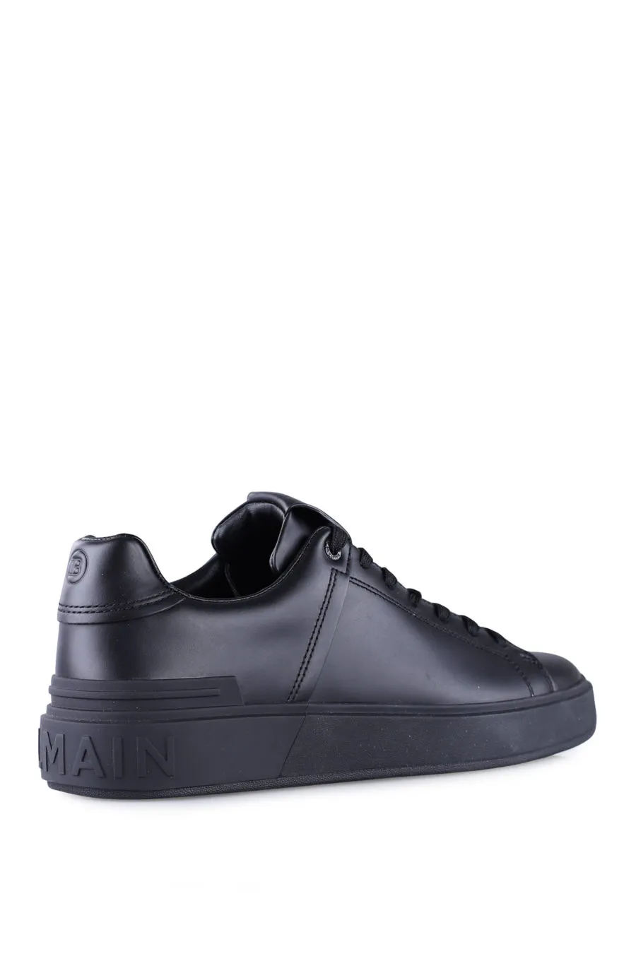 ZAPATILLAS NEGRAS BCOURT DE PIEL CON LOGO