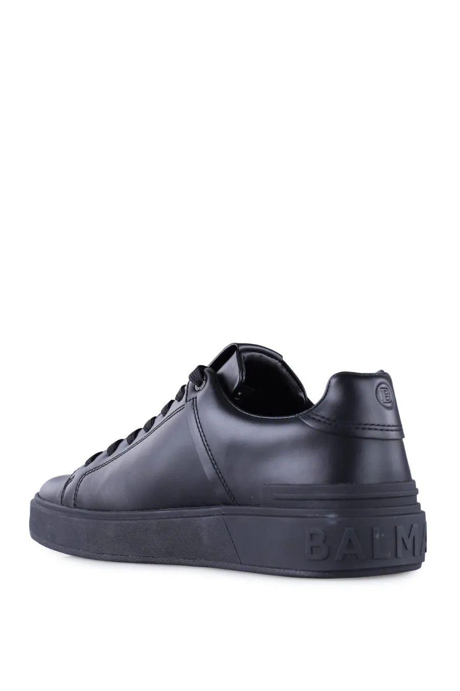 ZAPATILLAS NEGRAS BCOURT DE PIEL CON LOGO