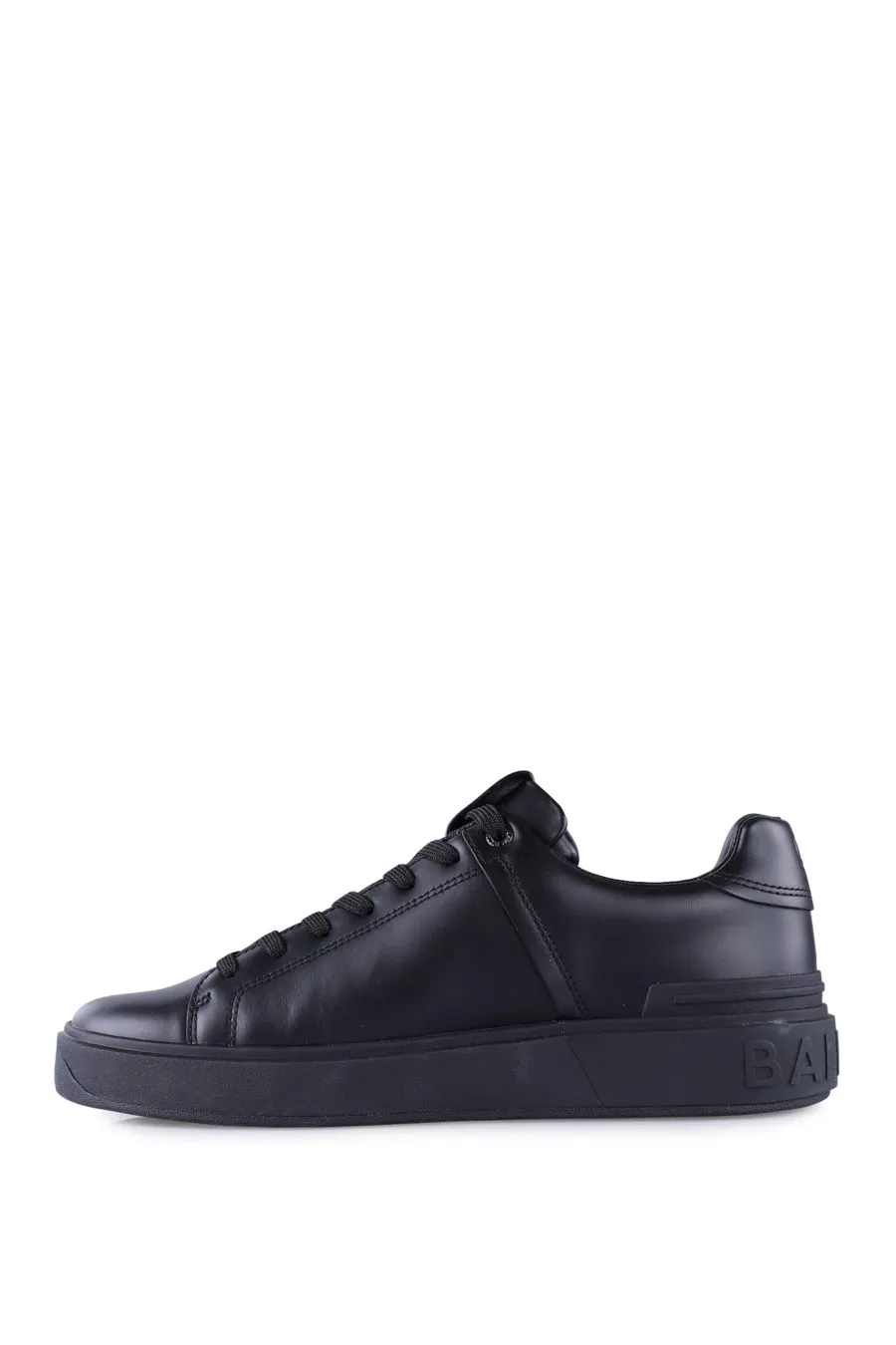 ZAPATILLAS NEGRAS BCOURT DE PIEL CON LOGO