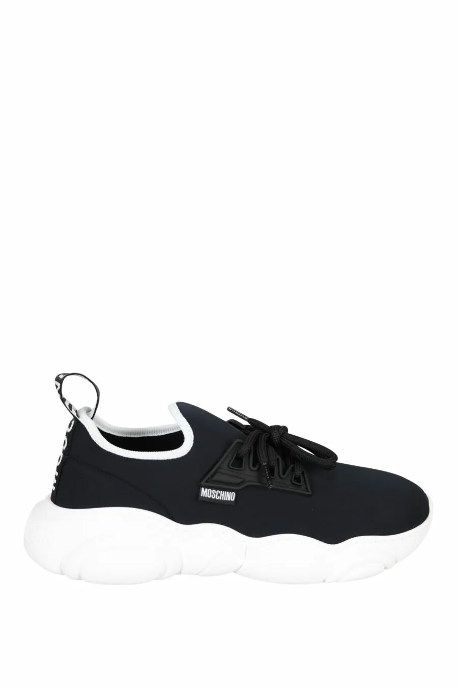 Zapatillas negras de lycra con suela 