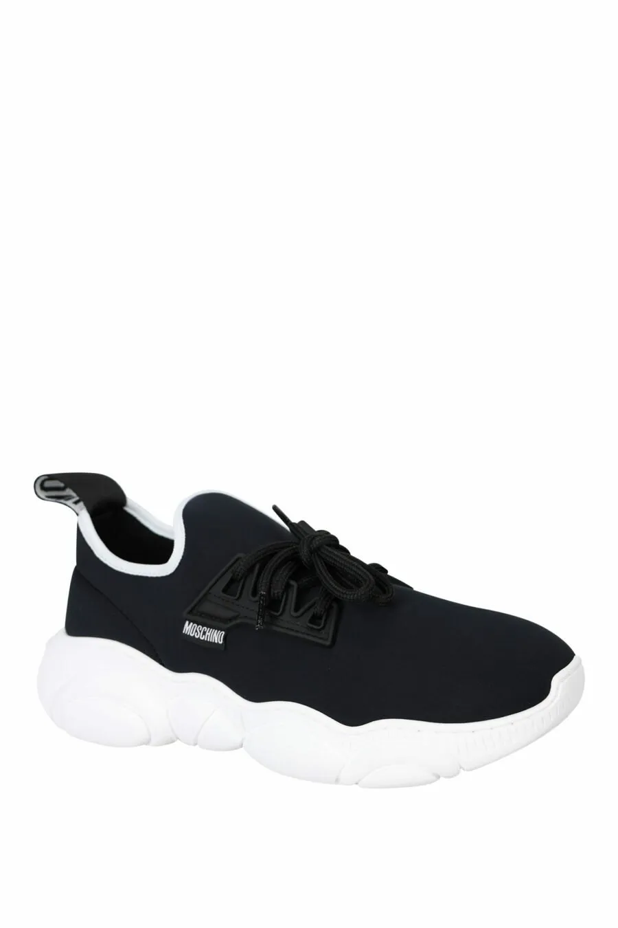 Zapatillas negras de lycra con suela 