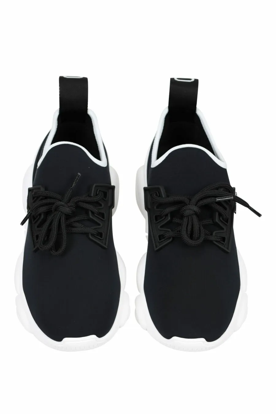 Zapatillas negras de lycra con suela 