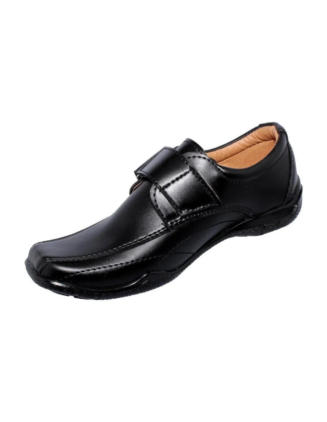 Zapatos Escolares por mayoreo Para caballero Piel Color Negro MOD. N391uz7
