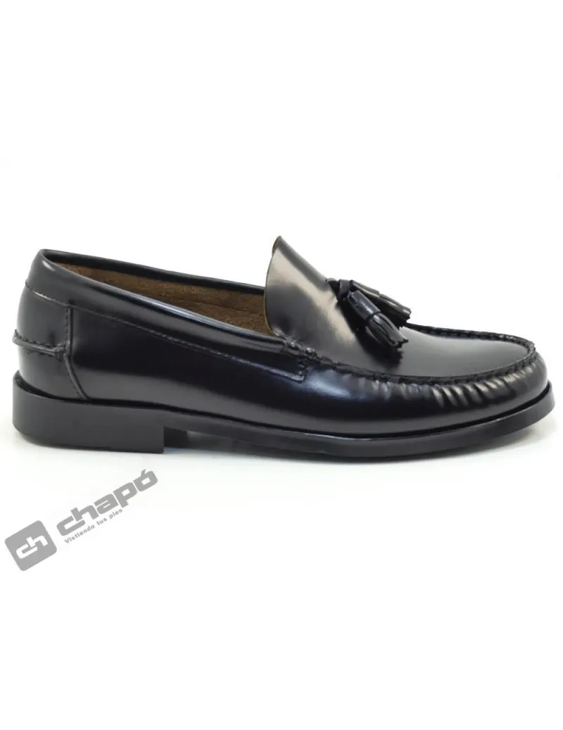 Zapatos Negro Enrique PÉrez 14029 Goma