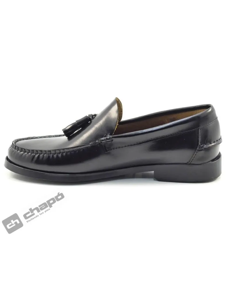 Zapatos Negro Enrique PÉrez 14029 Goma