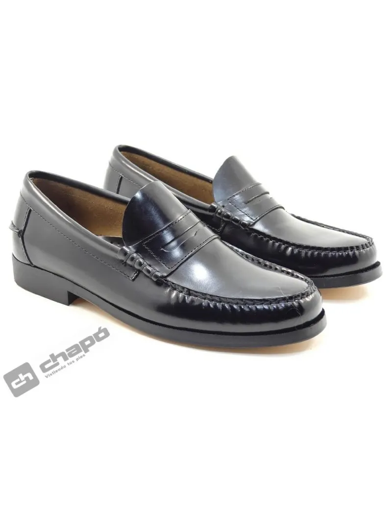 Zapatos Negro Enrique PÉrez 4026 Suela