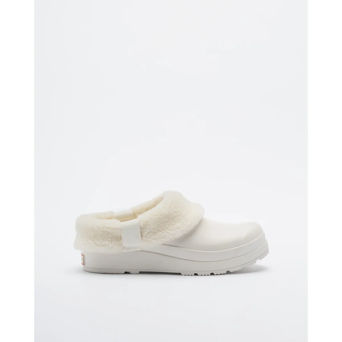 Zuecos Hunter W Play Sherpa Insulated Clog Blanco
